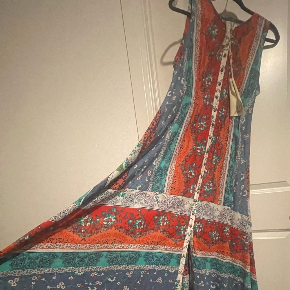 NEW Aratta Red and Blue Patterned Dress